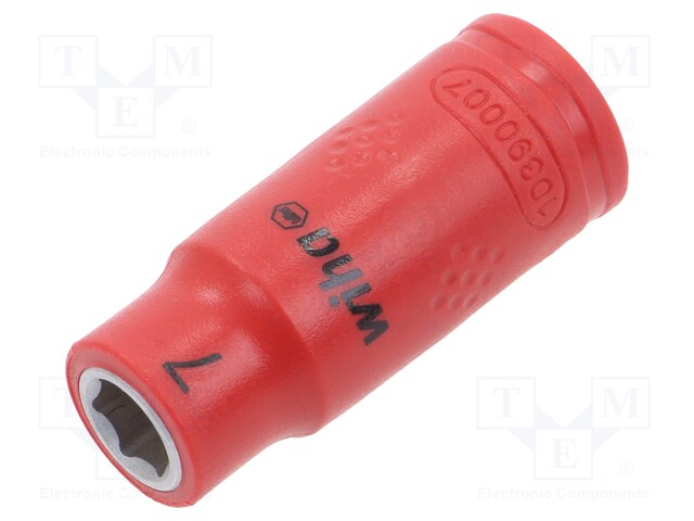 HYLSY - 6-KULMA,ERISTETTY,HYLSY-HEX 7MM - 1/4" - Hylsyavaimet - WIHA.43092 - 1