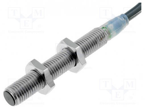 INDUKTIIVINEN ANTURI - OUT: PNP / NC - 0÷2MM - 12÷24VDC - M8 - 2M - IP67 - Teollisuus induktiiviset anturit - E2AS08LS02WPB2 - 1