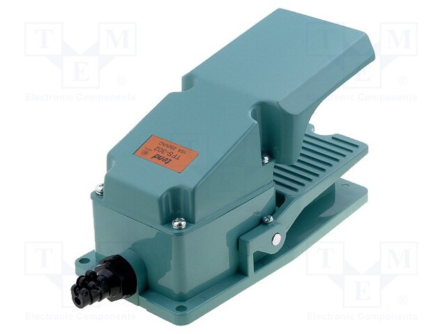 JALKAKYTKIN - ASENNOT: 1 - SPDT - 15A/250VAC - 34N - Jalkakytkimet - TFS-302 - 1