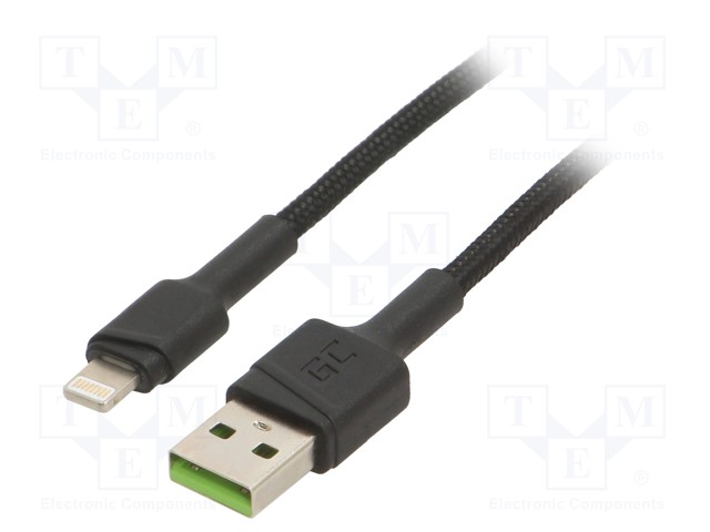 KAAPELI - USB 2.0 - APPLE LIGHTNING-PISTOKE,USB A PISTOKE - 2M - USB kaapelit ja adapterit - GC-KABGC12 - 1