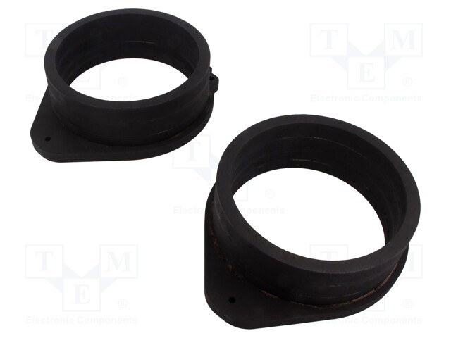 KAIUTTIMEN KOROKERENGAS - MDF - 165MM - CHEVROLET - KYLLÄSTETTY - 2KPL - Kaiuttimen MDF soviterenkaat - D.MDF.CHEVROLET02 - 1