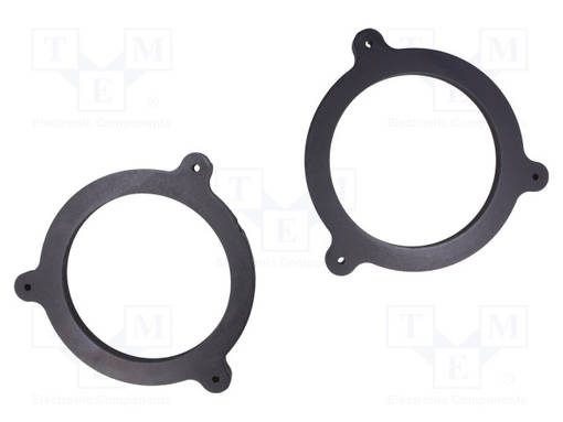 KAIUTTIMEN KOROKERENGAS - MDF - 165MM - MAZDA - KYLLÄSTETTY - 2KPL - Kaiuttimen MDF soviterenkaat  - D.MDF.MAZDA02 - 1