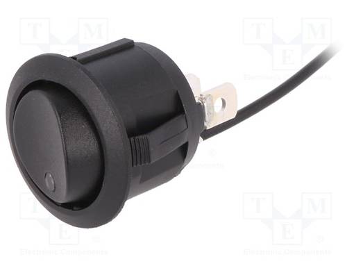 KEINUKYTKIN - SPDT - AS: 2 - ON-ON - 20A/12VDC - MUSTA - LED,PISTE - R13-112-DC - Keinukytkimet - R13-112CL-02 - 1