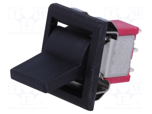 KEINUKYTKIN - SPDT - AS: 2 - ON-ON - 5A/125VAC - 5A/28VDC - MUSTA - EI OLEOHM - Keinukytkimet - IC1103R7M1QE2 - 1