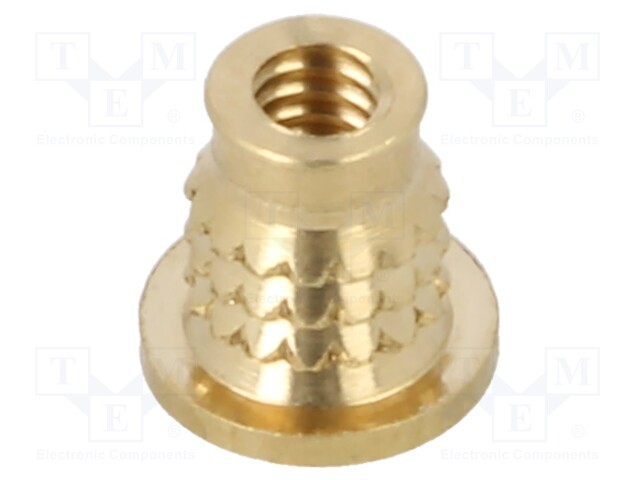 KIERREINSERTTI - MESSINKI - M2 - BN 37901 - PIT: 4,2MM - MUOVIIN - Kierreinsertit - KVT-071M2 - 1