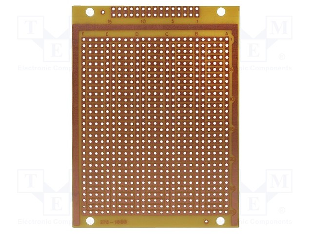 KOEKYTKENTÄLEVY - W: 72MM - L: 95MM - Koekytkentälevyt - PC-12 - 1