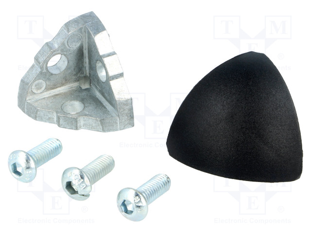 KULMA - PROFIILEIHIN - URAN LEVEYS 6MM - ALUMIINI - KOKO: 30MM - Alumiiniprofiilien lisätarvikkeet - FA-093WE302N06S02 - 1