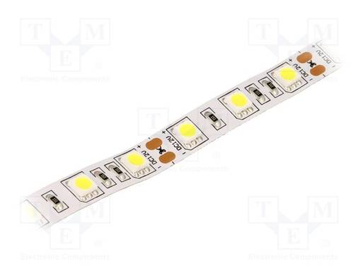 LED-NAUHA - KYLMÄVALKOINEN - 5050 - LED/M: 60 - 10MM - IP20 - 120° - 12VDC - LED nauhat ja modulit - LS-5050W60RN-2 - 1