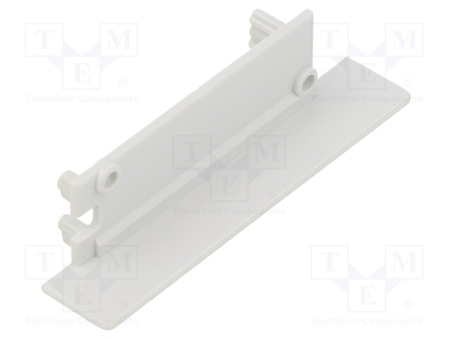 LED PROFIILIN PÄÄTYPALA - HARMAA - 2KPL - ABS - FLAT8 - Profiilit LED nauhoille - TOP-23110022 - 1