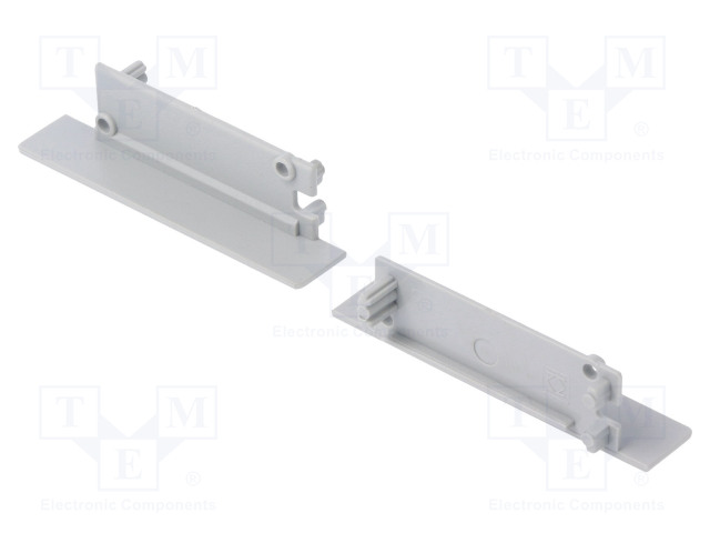 LED PROFIILIN PÄÄTYPALA - HARMAA - 2KPL - ABS - FLAT8 - Profiilit LED nauhoille - TOP-23120022 - 1
