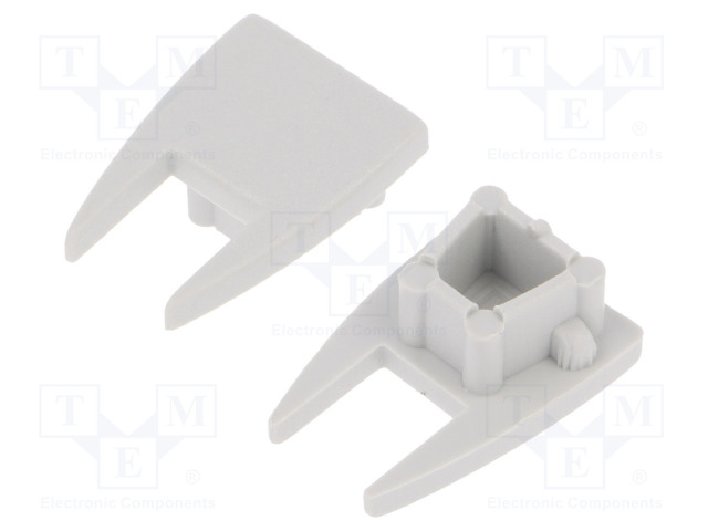 LED PROFIILIN PÄÄTYPALA - HARMAA - 2KPL - ABS - Profiilit LED nauhoille - TOP-68550022 - 1