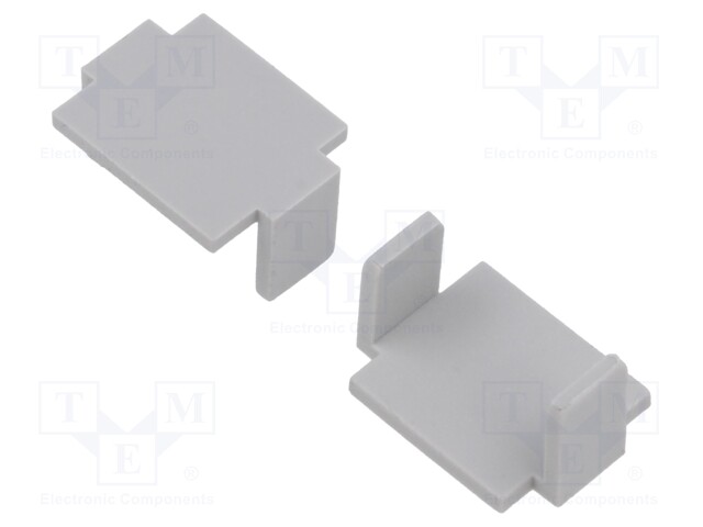 LED PROFIILIN PÄÄTYPALA - HARMAA - KOZMA - Profiilit LED nauhoille - K-C24217C02 - 1