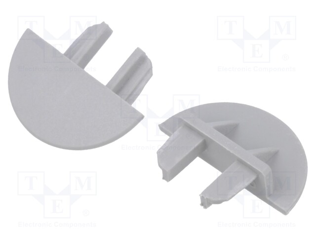 LED PROFIILIN PÄÄTYPALA - HARMAA - MICRO-NK - Profiilit LED nauhoille - K-C24427C02 - 1