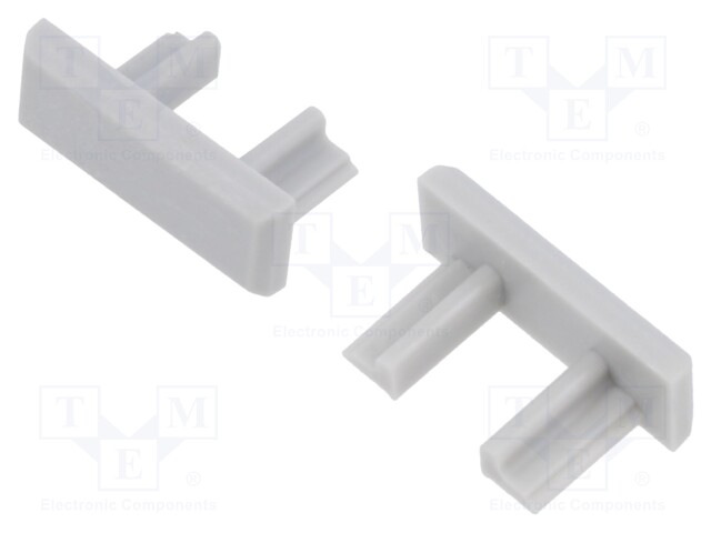LED PROFIILIN PÄÄTYPALA - HARMAA - MICRO-PLUS - Profiilit LED nauhoille - K-C24392C02 - 1