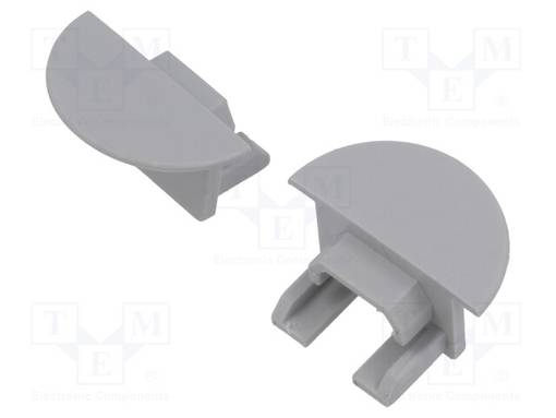 LED PROFIILIN PÄÄTYPALA - HARMAA - PDS-NK - Profiilit LED nauhoille - K-C24428C02 - 1