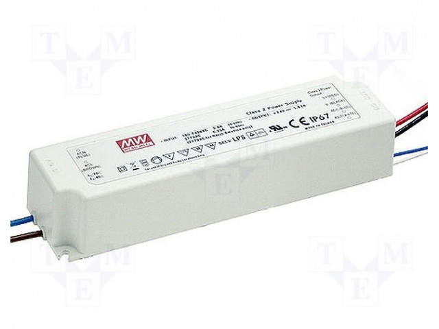 VIRTALÄHDE: IMPULSSI - LED - 40,08W - 12VDC - 3,34A - 90÷305VAC - IP67 - LED teholähteet - LPF-40-12 - 1
