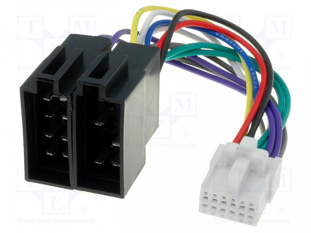 LIITIN - ISO - PANASONIC - PIN: 12 - Radiopaneelien liittimet - ZRS-112 - 1