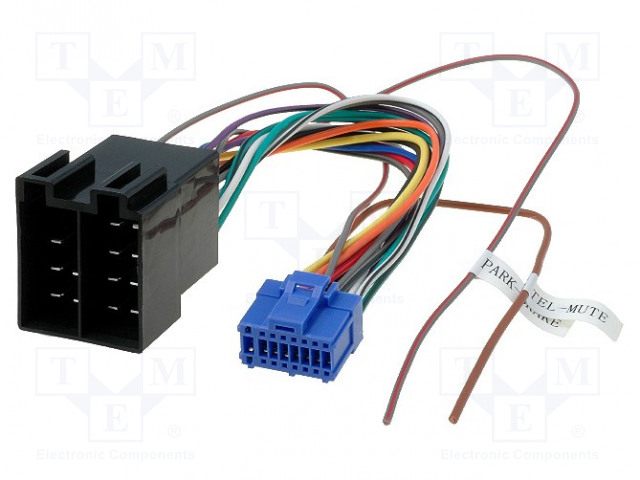 LIITIN - ISO - PIONEER - PIN: 16 - Radiopaneelien liittimet - ZRS-192 - 1