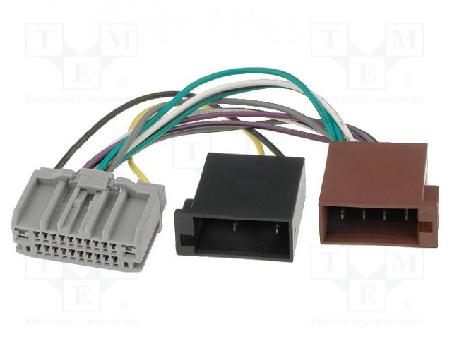 LIITIN - RADIO,ISO - CHRYSLER,DODGE,JEEP - PIN: 22 - Merkkikohtaiset autoradioliittimet - ZRS-182 - 1
