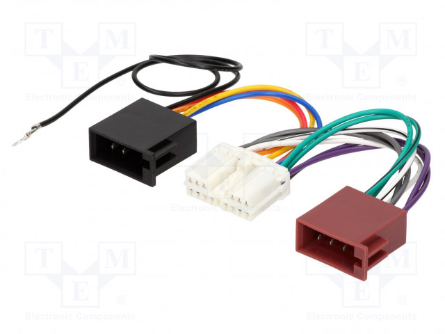 LIITIN - RADIO,ISO - MITSUBISHI - PIN: 14 - Merkkikohtaiset autoradioliittimet - ZRS-122 - 1