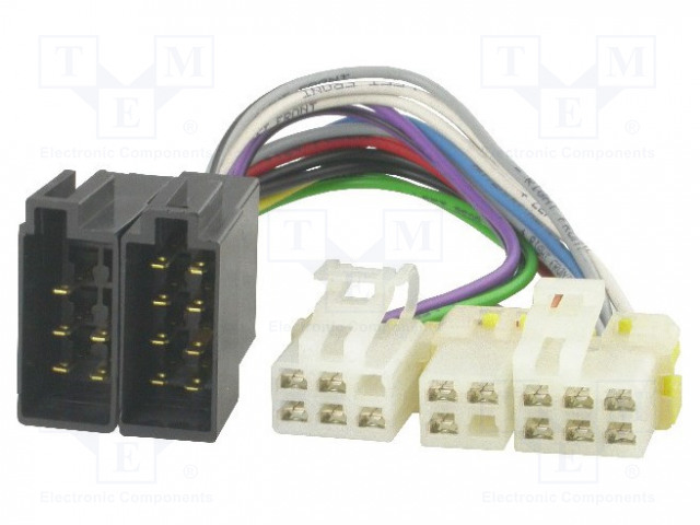 LIITIN - RADIO,ISO - NISSAN - PIN: 16 - Merkkikohtaiset autoradioliittimet - ZRS-102 - 1