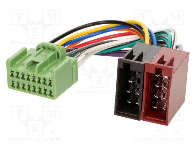 LIITIN - RADIO,ISO - VOLVO - PIN: 16 - Merkkikohtaiset autoradioliittimet - ZRS-142 - 1