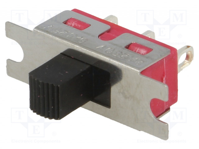 LIUKUKYTKIN - AS: 2 - SPDT - 2A/250VAC - ON-ON - RUUVI-RASTERI: 4,7MM - Mikrokytkimet - IC1105S1M1QE2 - 1