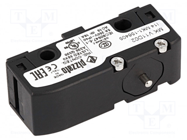 MIKROKYTKIN SNAP ACTION - 5A/250VAC - 4A/24VDC - TAPIN KANSSA - SPDT - SANP ACTION mikrokytkimet - MKV11D02 - 1