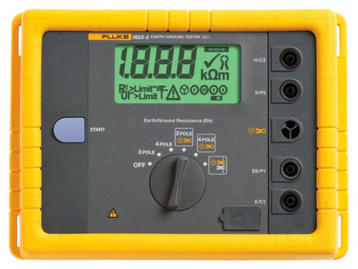 MITTARI: MAADOITUSRESISTANSSI - LCD - (1999) - >50MA - 0,001÷19,99KOHM - Sähköverkostojen testerit ja mittarit - FLK-1623-2 - 1