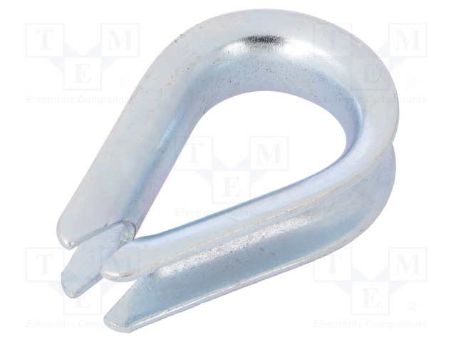 NARUN PÄÄTEKAPPALE - TERÄS - KÖYSILLE - ØKÖYDEN: 12MM - SINKKI - Köysitarvikkeet ja vaijeritarvikkeet - D-KU12 - 1