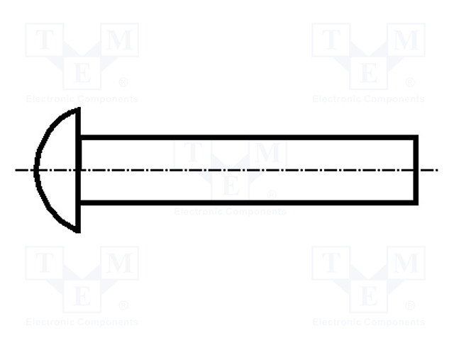 NIITTI - MESSINKI - NIITIN HALK: 1,55MM - NIITIN PIT: 3,9MM - Niitit - KEYS3382 - 1