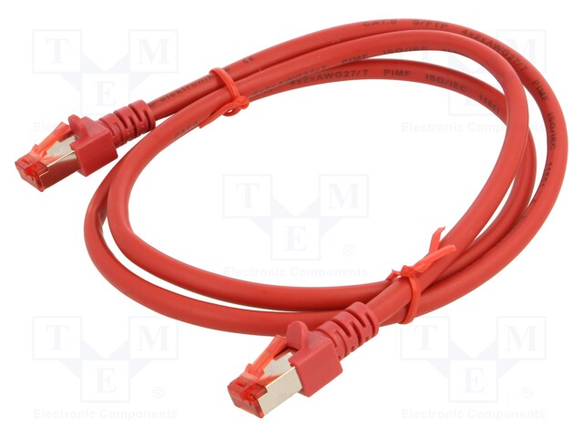 PATCH KAAPELI - S/FTP - CAT: 6 - RJ45-PISTOKE,MOLEMMIN PUOLIN - LANKA - CU - RJ45 Ethernet kaapelit - HELUKAT-802992 - 1