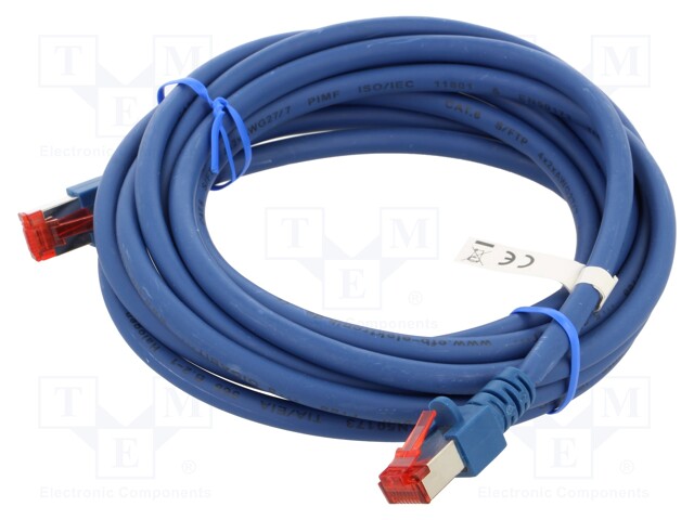 PATCH KAAPELI - S/FTP - CAT: 6 - RJ45-PISTOKE,MOLEMMIN PUOLIN - LANKA - CU - RJ45 Ethernet kaapelit - HELUKAT-803002 - 1