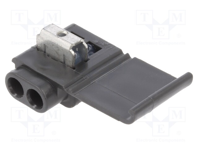 PIKALIITIN - PRESSLOK - JOHTOON - IDC - MUSTA - 22AWG÷16AWG - 0,5÷1,5MM2 - WAGO ja muut pikaliittimet - SL-557TG2 - 1