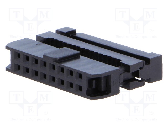 LIITIN: IDC - PISTOKE - NAARAS - PIN: 16 - IDC - - 2MM - 2X8 - 1MM - IDC liittimet - DS1017-16MA2 - 1