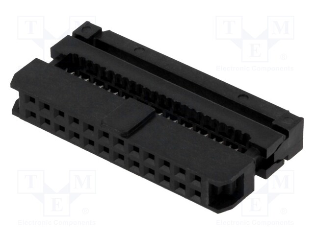 LIITIN: IDC - PISTOKE - NAARAS - PIN: 24 - IDC - - 2MM - 2X12 - 1MM - IDC liittimet - DS1017-24MA2 - 1