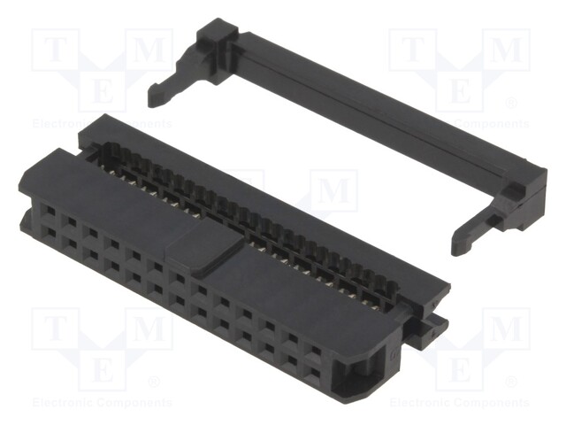 LIITIN: IDC - PISTOKE - NAARAS - PIN: 26 - IDC - - 2MM - 2X13 - 1MM - IDC liittimet - DS1017-26MA2 - 1