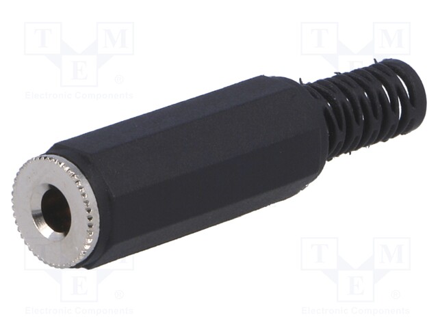LIITIN: JACK 3,5MM - PISTOKE - NAARAS - STEREO,MURTOSUOJALLA - NAVAT: 3 - Plugit ja jakit - JC-122 - 1