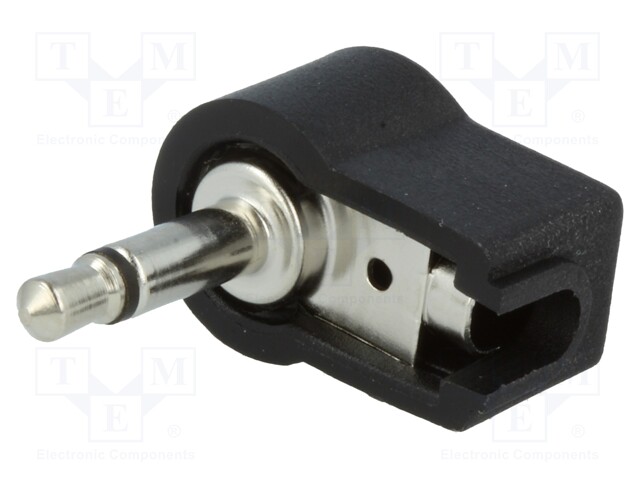 LIITIN: JACK 3,5MM - PISTOKE - UROS - MONO - NAVAT: 2 - 90° KULMA - Plugit ja jakit - WKLS2 - 1