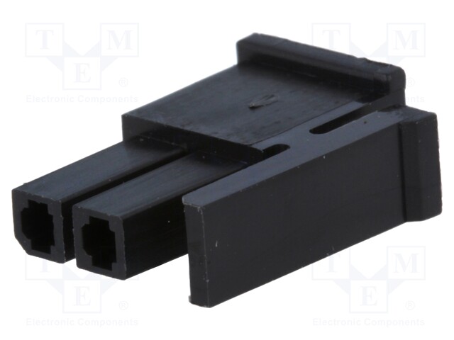 LIITIN: JOHTO-LEVY - PISTOKE - NAARAS - PIN: 2 - JOHTOON - 3MM - 2X1 - 5A - Signaaliliittimet rasteri 3,00mm - MFW-02 - 1