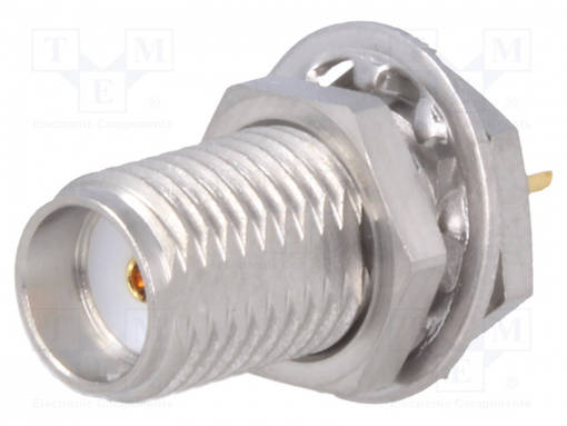 LIITIN: SMA - N LIITINAARAS - SUORA - 50OHM - JUOTETTAVA - KULLATTU - SMA, SMB, SMC liittimet - MX-73251-0242 - 1