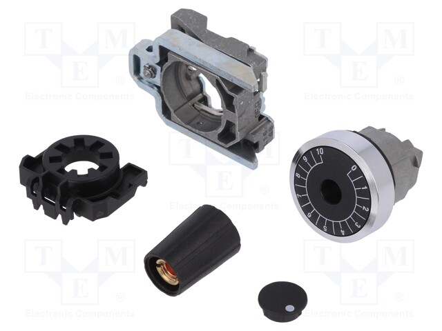 POTENTIOMETRI - 22MM - HARMONY XB4 - Taulukytkimien lisävarusteet - ZB4BD912 - 1