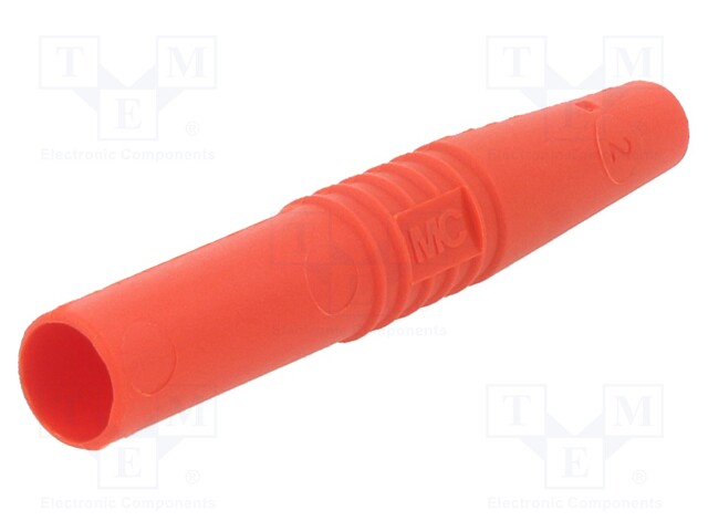 LISÄTARVIKKEET: PISTORASIAN SUOJA - PUNAINEN - KOK.PIT: 50MM - Banaaniliittimet 4mm - KT425-SL-22 - 1