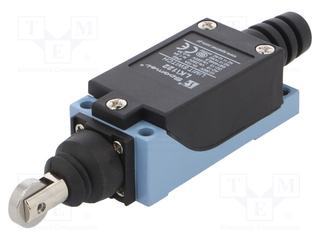 RAJAKYTKIN - Ø12,7MM METALLIRULLA - NO + NC - 5A - MAX.250VAC - IP65 - Rajakytkimet - LK-122 - 1