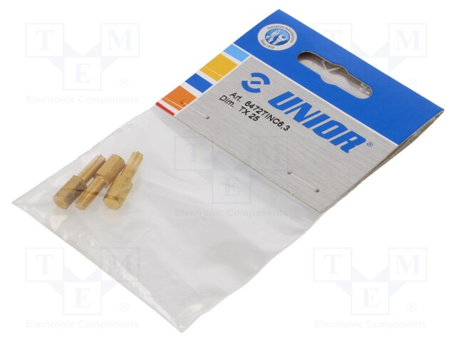 RUUVAUSKÄRKI - TORX® - TX25 - KOK.PIT: 25MM - 3KPL - Ruuvauskärjet - UNIOR-604702 - 1