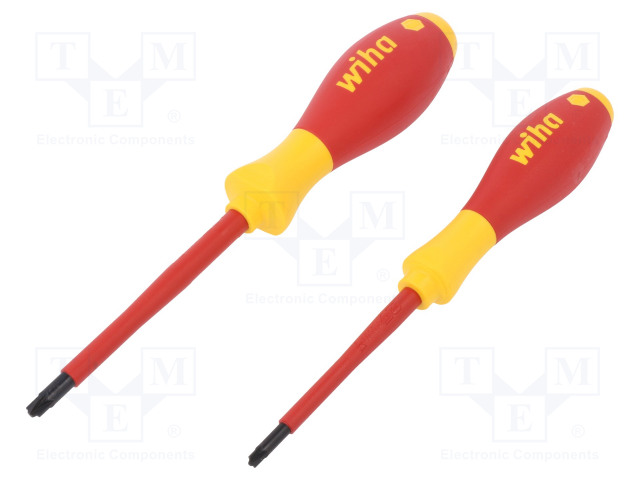 SCREWDRIVER: INSULATED-SET - INSULATED - PLUSMINUS PZ-TYPE - 1KVAC - Ruuvimeisselit ja sarjat - WIHA.32282 - 1