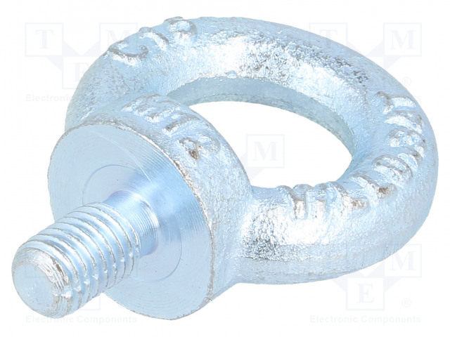 SILMUKKARUUVI - M12X20 - PÄÄ: SILMUKKA-TERÄS - SINKKI - DIN 580 - 30MM - Ruuvit - konekierre - D-SZU12 - 1