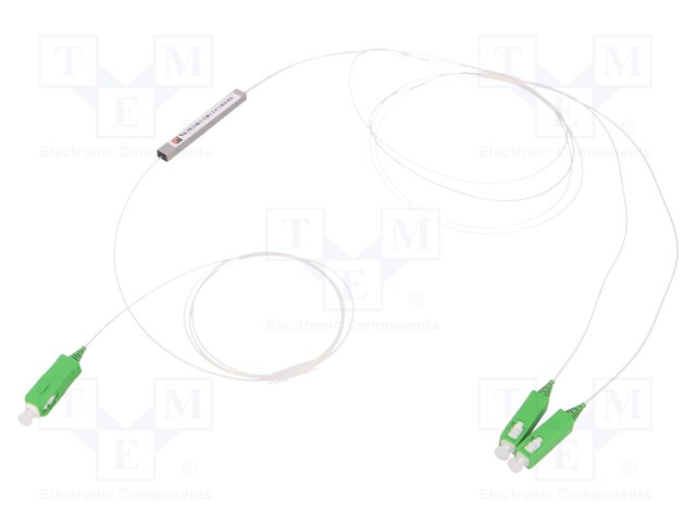 HAAROITIN - SC/APC,MOLEMMIN PUOLIN - TULO: SC/APC - LÄHTÖ: SC/APC X2 - Patchcordit ja valokuitu-pigtailit - FIBRAIN-SPLIT-002 - 1