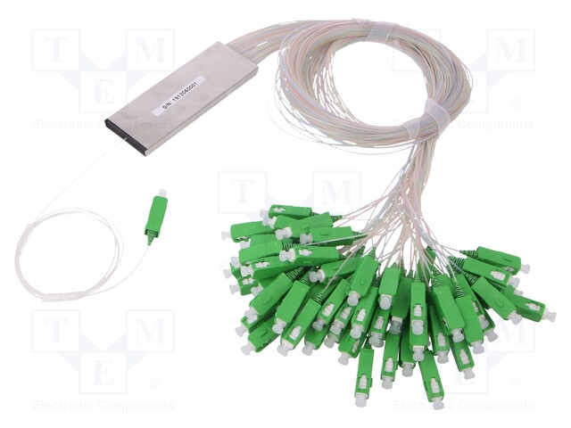 HAAROITIN - SC/APC,MOLEMMIN PUOLIN - TULO: SC/APC - 100X40X6MM - GOLD - Patchcordit ja valokuitu-pigtailit - FIBRAIN-SPLIT-012 - 1