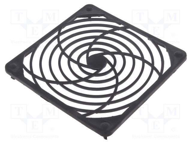 SUOJA - MUOVI - 120X120MM - TARRAIN - A: 120MM - B: 16,5MM - C: 3MM - D: 5,5MM - Tuulettimien suojat - FBZ-12 - 1